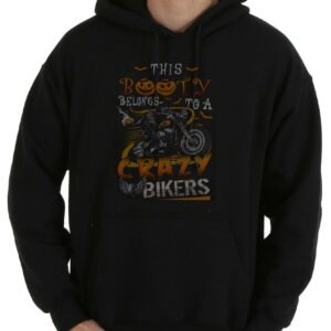 Great This Booty Crazy Biker Shirt, This Booty Belongs To A Crazy Biker Halloween Shirt 7