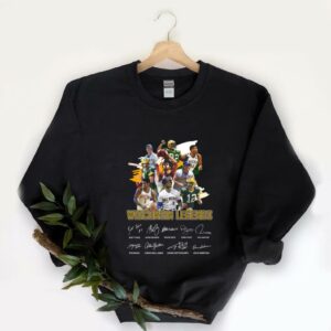 Great Wisconsin Green Bay Shirt, Wisconsin Legends Green Bay Packers Milwaukee Bucks Milwaukee Brewers Signatures Shirt 5