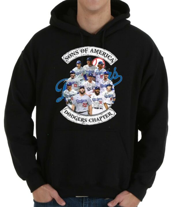 Hot Baseball Sons Of America Dodgers Chapter Signatures Shirt, Dodgers Chapter Shirt, Sons Of American Dodgers Chapter Shirt 4