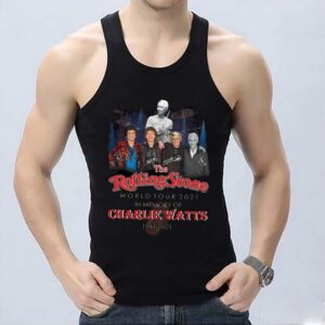 Hot The Rolling Stones World Tour 2021 In Memory Of Charlie Watts 1941-2021 Signatures Shirt, Rolling Stones Charlie Watts Shirt 6