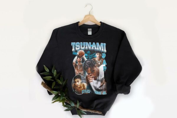 Hot Tsunami Papi And Dunk Tee Shirt, Kelly Oubre Shirt, Tsunami NBA Shirt, Tsunami Papi Shirt 2