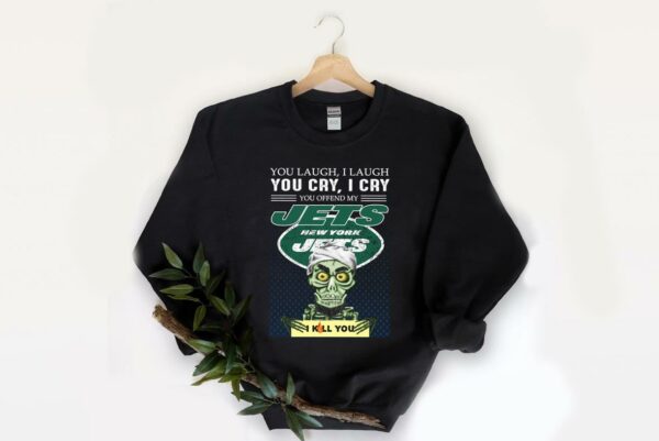 Nice Jeff Dunham You Laugh I Laugh You Offend My New York Jets I Kill You Shirt, Jeff Dunham Achmed New York Jets Shirt 2