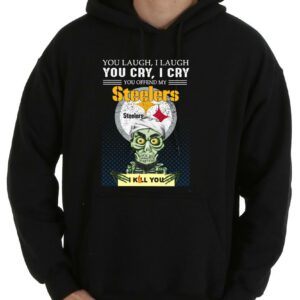 Nice Jeff Dunham You Laugh I Laugh You Offend My Pittsburgh Steelers I Kill You Shirt, Jeff Dunham Achmed Pittsburgh Steelers Shirt 7