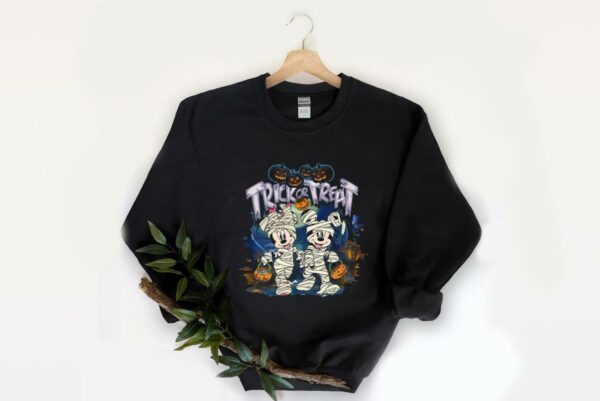 Nice Mickey Mouse Mummy Trick Or Treat Halloween Shirt, Disney Mickey Mouse And Minnie Mouse Trick Or Treat Halloween Shirt 2