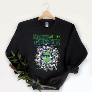 Nice Seahawk All Time Greats Logo Shirt, Seahawk All Time Greats Seattle Seahawk Signatures Shirt 5