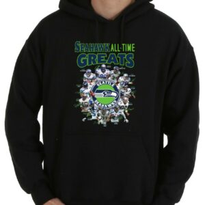 Nice Seahawk All Time Greats Logo Shirt, Seahawk All Time Greats Seattle Seahawk Signatures Shirt 7