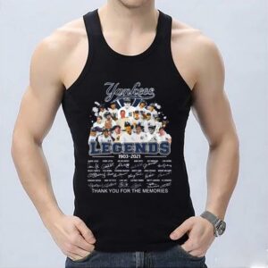 Official120th New York Yankees Shirt, Anniversary New York Yankees Legends 1903 2021 Signatures Shirt 6