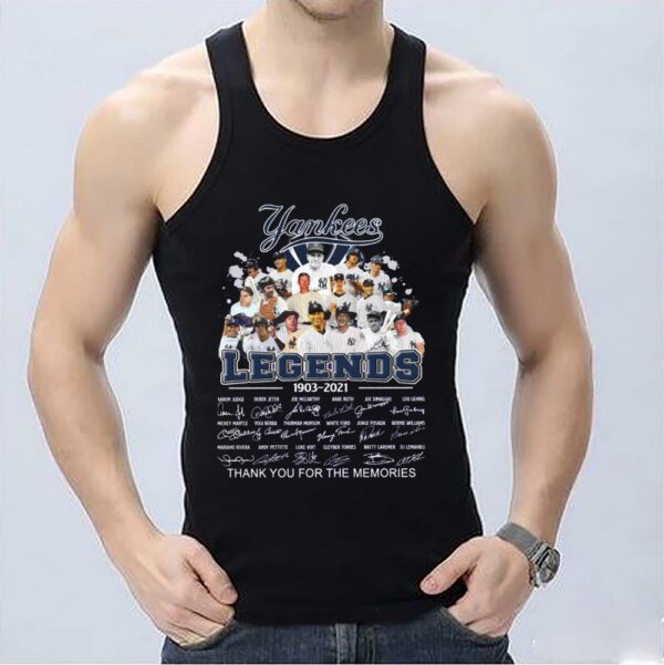 Official120th New York Yankees Shirt, Anniversary New York Yankees Legends 1903 2021 Signatures Shirt 3