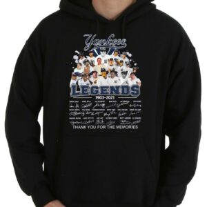 Official120th New York Yankees Shirt, Anniversary New York Yankees Legends 1903 2021 Signatures Shirt 7
