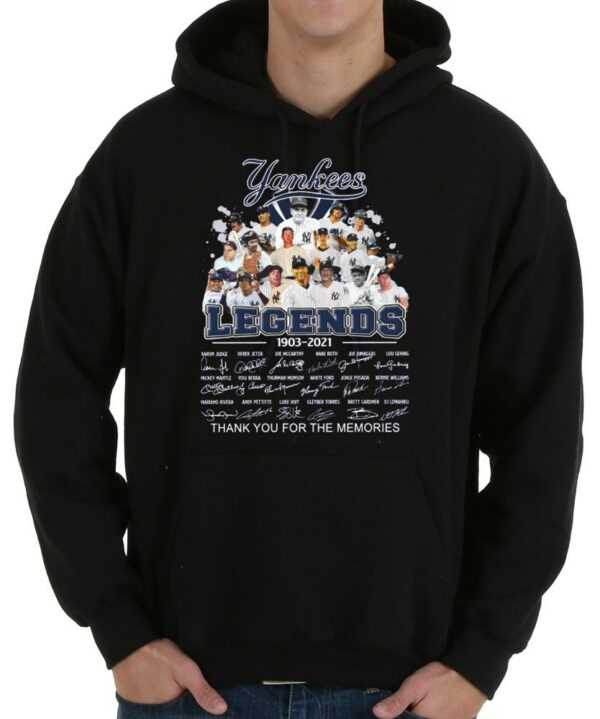 Official120th New York Yankees Shirt, Anniversary New York Yankees Legends 1903 2021 Signatures Shirt 4
