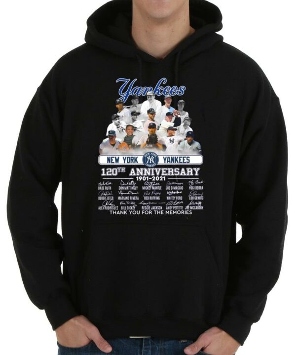 OfficialYankees New York Yankees Shirt, 120th Anniversary New York Yankees Legends 1903-2021 Signatures Shirt 4