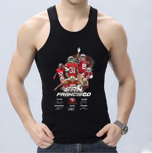 Original 2021 San Francisco 49ers Player Signatures Shirt, San Francisco 49ers Players Legends Signatures Shirt 3