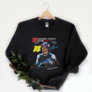 Original 22 Incredible Years Of Racing Fernando Alonso Signature Shirt, Incredible Fernando Alonso Shirt 5