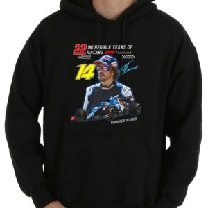 Original 22 Incredible Years Of Racing Fernando Alonso Signature Shirt, Incredible Fernando Alonso Shirt 7