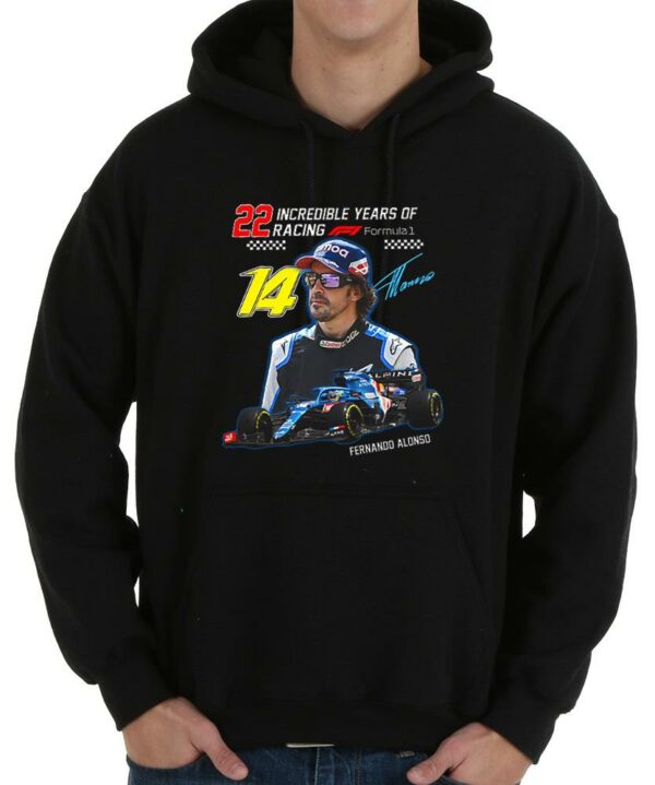 Original 22 Incredible Years Of Racing Fernando Alonso Signature Shirt, Incredible Fernando Alonso Shirt 4