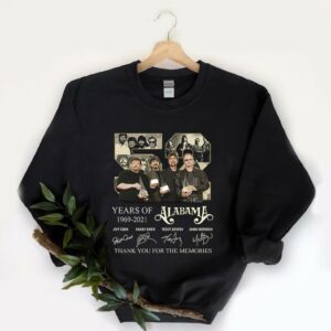 Original 52 Years Alabama Signatures Thank You For The Memories Shirt, 52 Years Alabama Signatures Shirt 5