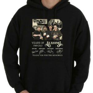 Original 52 Years Alabama Signatures Thank You For The Memories Shirt, 52 Years Alabama Signatures Shirt 7