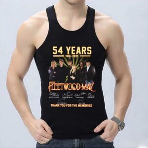 Original 54 Years 1967-2021 Fleetwood Mac Thank You For The Memories Signature Shirt, 54 Years Fleetwood Shirt 6