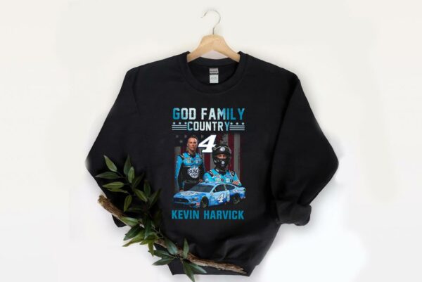 Original I'm A Kevin Harvick Fan Want Your Feelings Hurt Walk Away Busch Light Beer Shirt, God Family Kevin Harvick Shirt 2