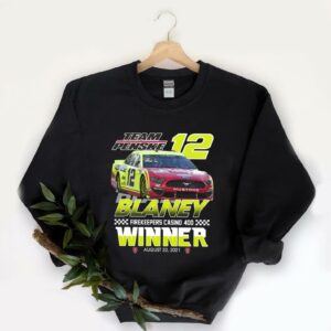 Original Team Penske 12 Blaney Firekeeoers Casino 400 Winner Shirt, Team Penske 12 Firekeeoers Shirt 5