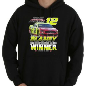 Original Team Penske 12 Blaney Firekeeoers Casino 400 Winner Shirt, Team Penske 12 Firekeeoers Shirt 7