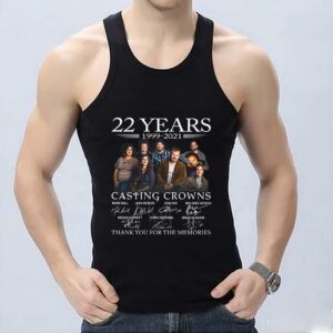 Premium 22 Years 1999 2021 Casting Crowns Thank You For The Memories Signatures Shirt, 22 Casting Crowns Shirt 6