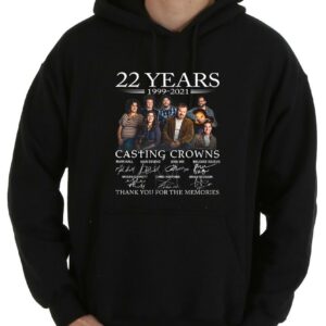 Premium 22 Years 1999 2021 Casting Crowns Thank You For The Memories Signatures Shirt, 22 Casting Crowns Shirt 7