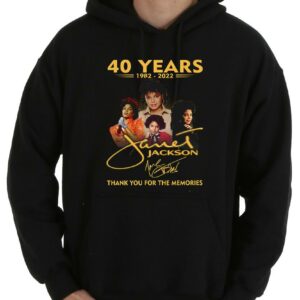 Premium 40 Years Janet Jackson Shirt, 1982 2022 Janet Jackson Thank You For The Memories Signature Shirt 7