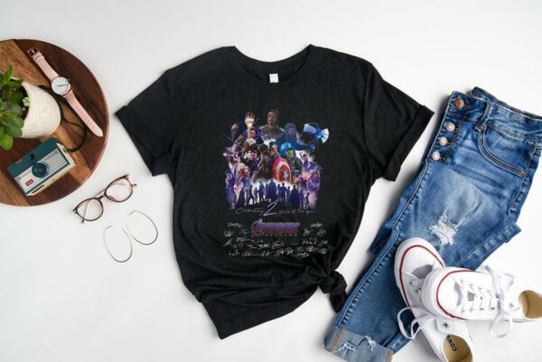 Premium Celebrating 2 Years Of The Epic Avengers Endgame Signatures Shirt, Avengers Celebrating 2 Years Endgame Shirt 1