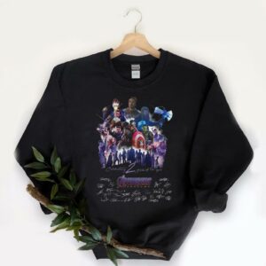 Premium Celebrating 2 Years Of The Epic Avengers Endgame Signatures Shirt, Avengers Celebrating 2 Years Endgame Shirt 5