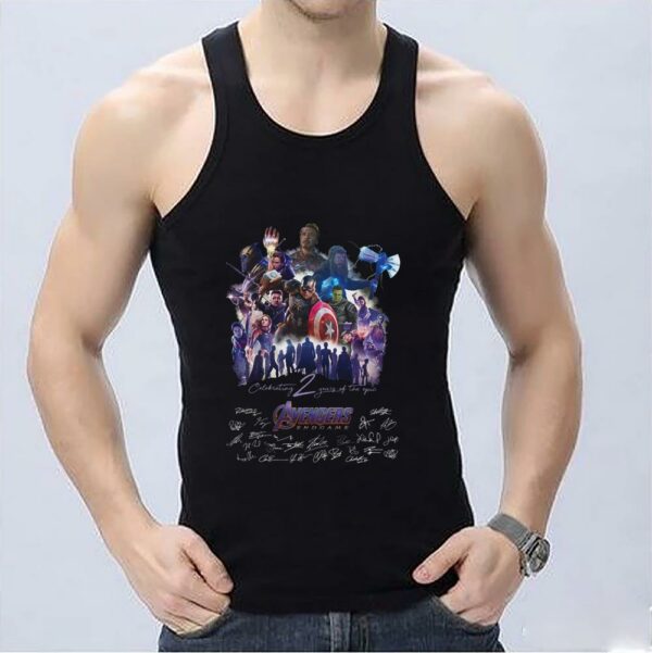 Premium Celebrating 2 Years Of The Epic Avengers Endgame Signatures Shirt, Avengers Celebrating 2 Years Endgame Shirt 3
