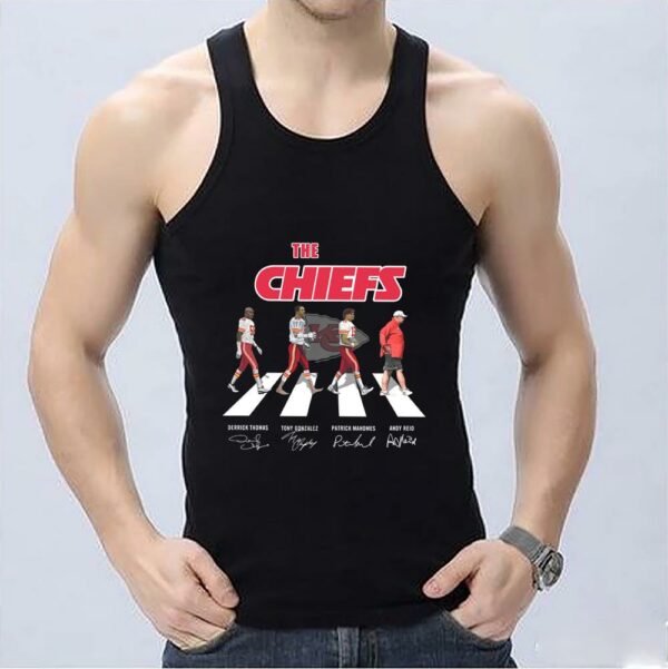 Premium Chiefs Abbey Road Shirt, The Kansan Chiefs City Walking Shirt, The Chiefs Abbey Road Signatures Shirt 3