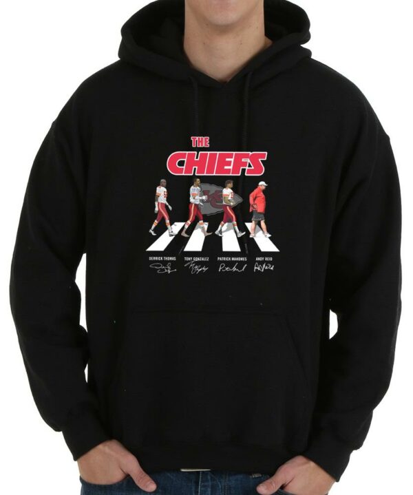 Premium Chiefs Abbey Road Shirt, The Kansan Chiefs City Walking Shirt, The Chiefs Abbey Road Signatures Shirt 4