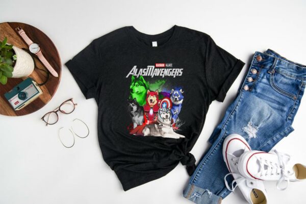 Premium Dog Alaskan Marvel Shirt, Alasmavengers Shirt, Marvel Avengers Endgame Alaskan Malamute Alasmavengers Shirt 1