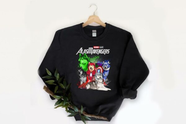 Premium Dog Alaskan Marvel Shirt, Alasmavengers Shirt, Marvel Avengers Endgame Alaskan Malamute Alasmavengers Shirt 2