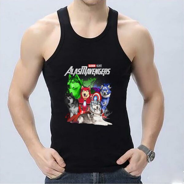 Premium Dog Alaskan Marvel Shirt, Alasmavengers Shirt, Marvel Avengers Endgame Alaskan Malamute Alasmavengers Shirt 3