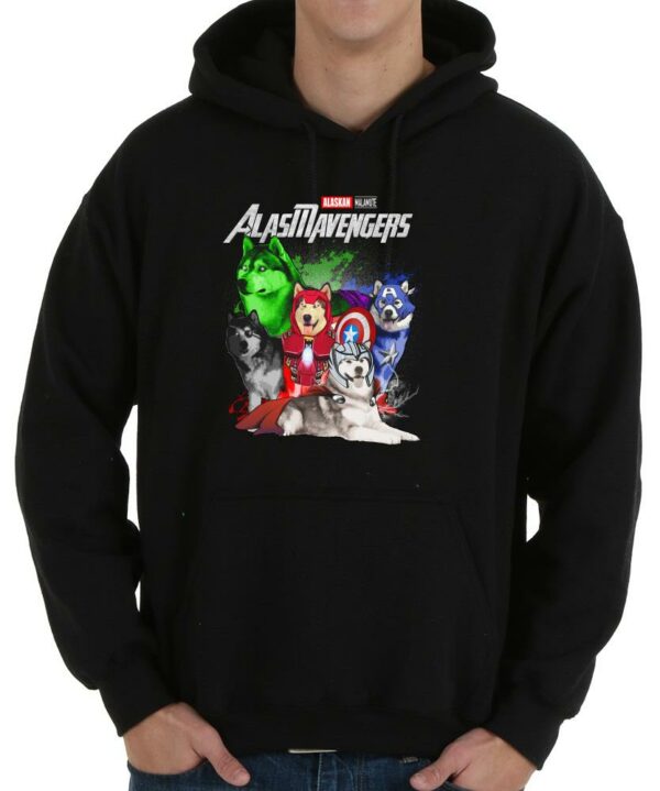 Premium Dog Alaskan Marvel Shirt, Alasmavengers Shirt, Marvel Avengers Endgame Alaskan Malamute Alasmavengers Shirt 4