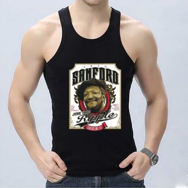 Premium Fred Sanford Drunk Logo Shirt, Fred Sanford Junk Yard Ripple Shirt 3