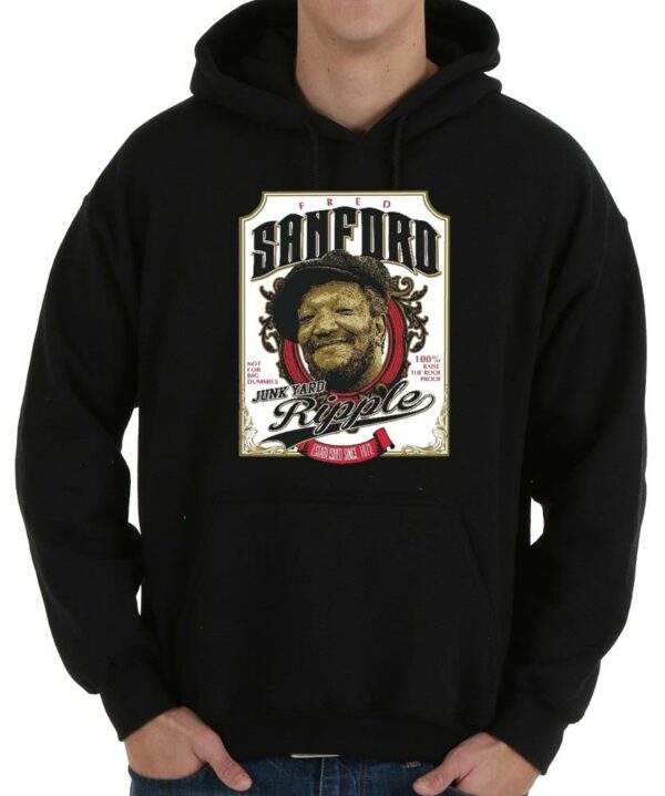 Premium Fred Sanford Drunk Logo Shirt, Fred Sanford Junk Yard Ripple Shirt 4