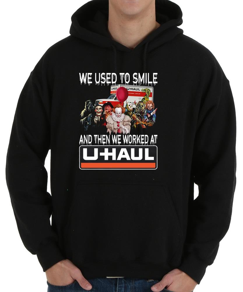 Premium Horror Characters U Haul Halloween Shirt, Horror Movies Characters we used to smile and then we worked at U Haul shirt 8 Premium Horror Characters U Haul Halloween Shirt, Horror Movies Characters we used to smile and then we worked at U Haul shirt