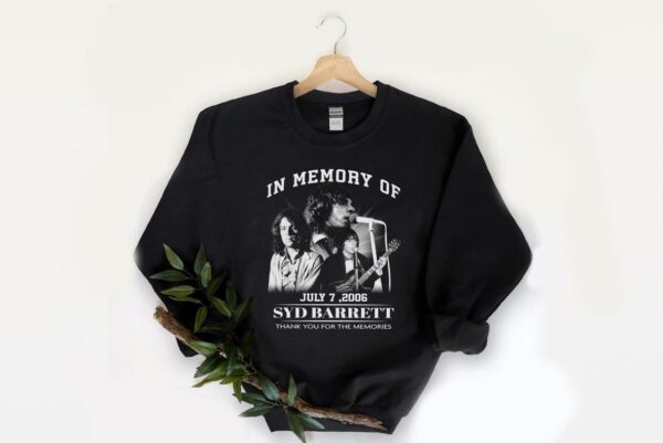 Premium Memory Of Syd Barrett Shirt, In Memory Of Syd Barrett July 7 2006 Thank You For The Memories Shirt 2