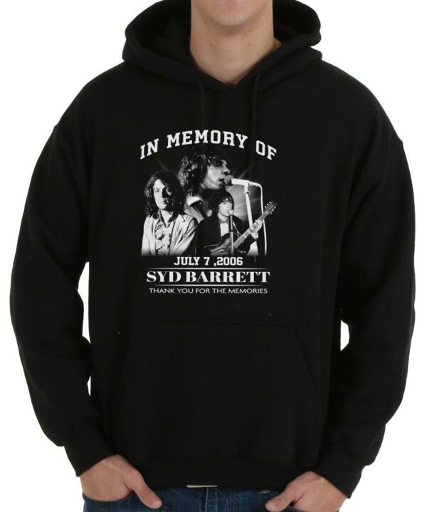 Premium Memory Of Syd Barrett Shirt, In Memory Of Syd Barrett July 7 2006 Thank You For The Memories Shirt 4