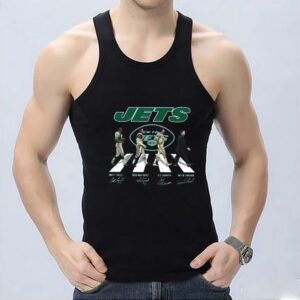 Premium New York Jets Walking Shirt, New York Jets Abbey Road Signatures Shirt 6