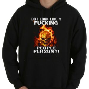 Premium People Person Skull Fire Halloween Shirt, Do I Look Like A Fucking People Person Skull Shirt 7