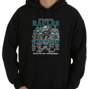 Premium Philadelphia Eagles 88th Shirt, Philadelphia Eagles 88th Anniversary 1933 2021 Signatures Thank You For The Memories Shirt 7