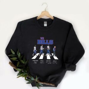 Premium The Bills Abbey Road Shirt, The Bills Walking Shirt, The Bills Abbey Road Signatures Shirt 5