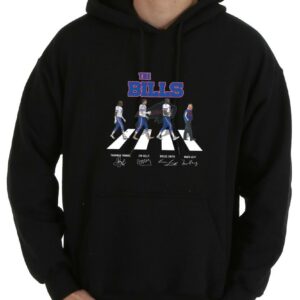Premium The Bills Abbey Road Shirt, The Bills Walking Shirt, The Bills Abbey Road Signatures Shirt 7