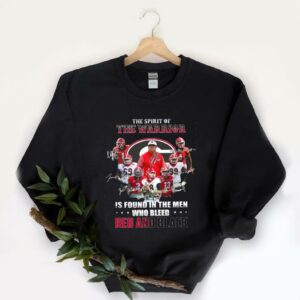 Premium The Warrior Red And Black Shirt, The Spirit Of The Warrior Is Found In The Men Who Bleed Red And Black Shirt 5
