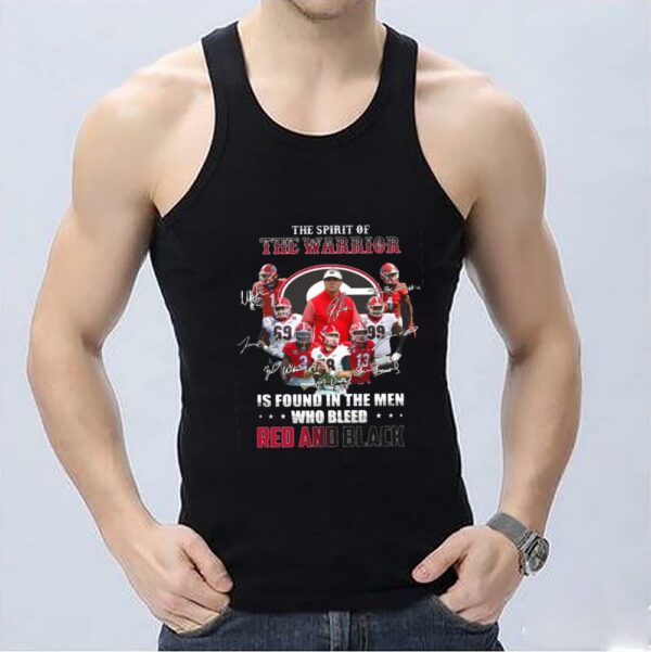 Premium The Warrior Red And Black Shirt, The Spirit Of The Warrior Is Found In The Men Who Bleed Red And Black Shirt 3