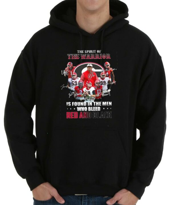 Premium The Warrior Red And Black Shirt, The Spirit Of The Warrior Is Found In The Men Who Bleed Red And Black Shirt 4